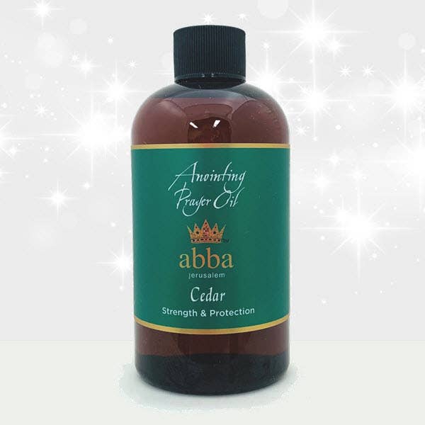 Cedar Prayer Oil - 8oz for wholesale by Abba Christian Products