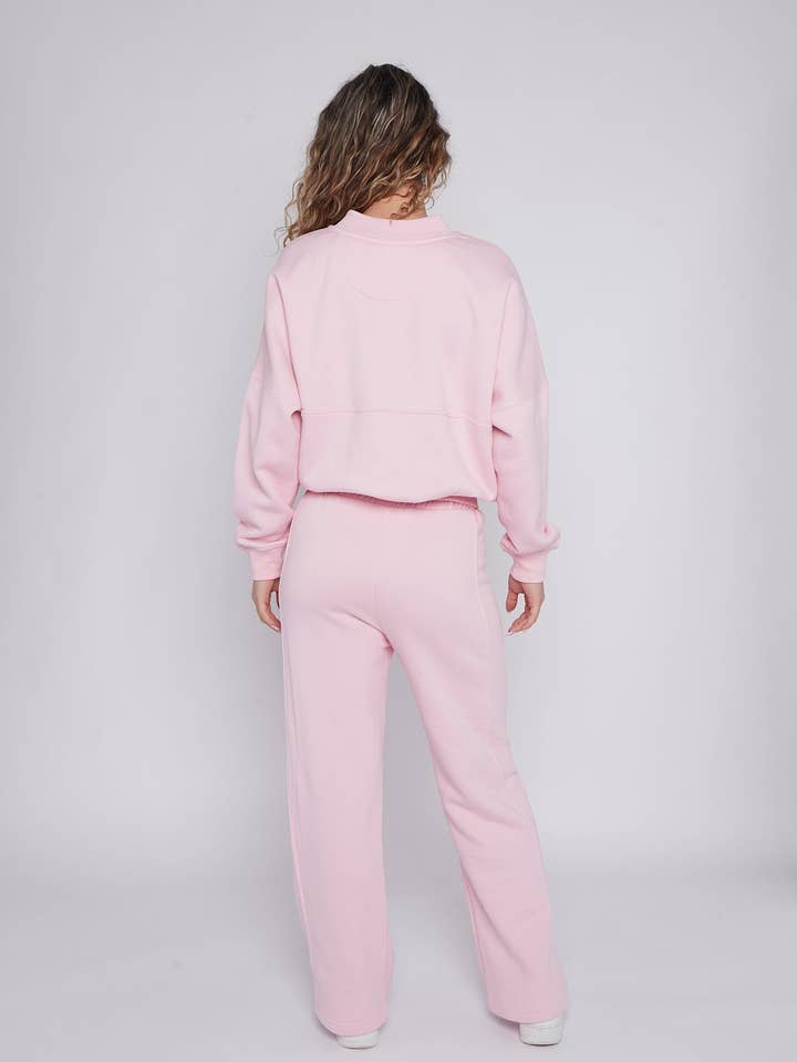 AX Labels - Wholesale Top & Pant Set (NOT Loungewear) - Women's - Oversized Bomber Style Fleece Zipper Co-ord20