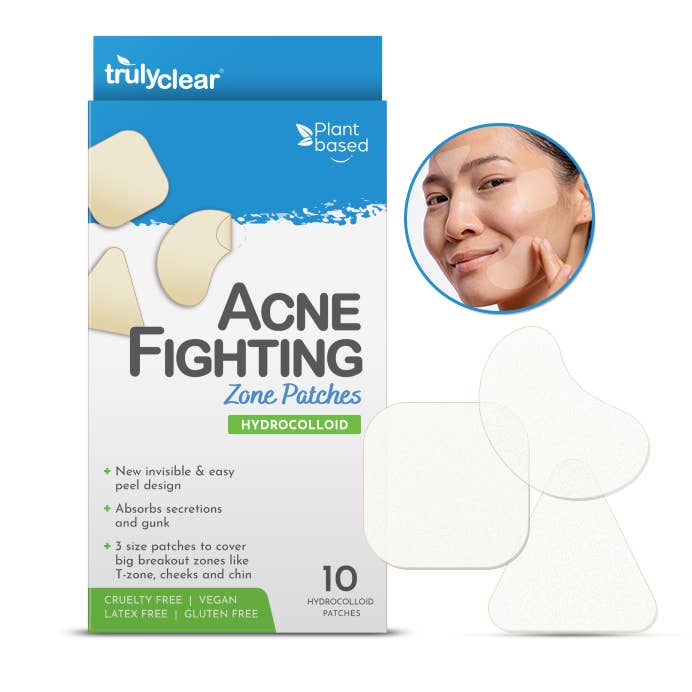 Hydrokolloid Zone Patches (10 stk.) for engroshandel hos Truly Clear