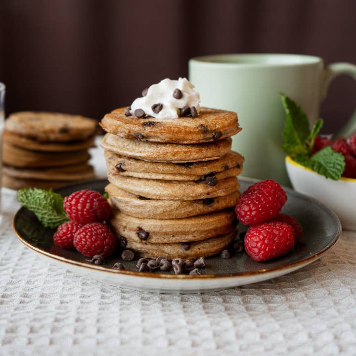PowKakes - Wholesale Pancake Mix - POWKAKES Protein Pancake Mix and Waffle Mix, Chocolate Chip3