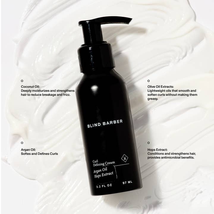 Blind Barber - Vente Gel/mousse de coiffage - Crème Définissante Curl2