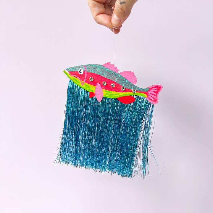 Velvet Outlaw - Wholesale Decorative Tassel/Wall Drop - Fish Wall Hanging2