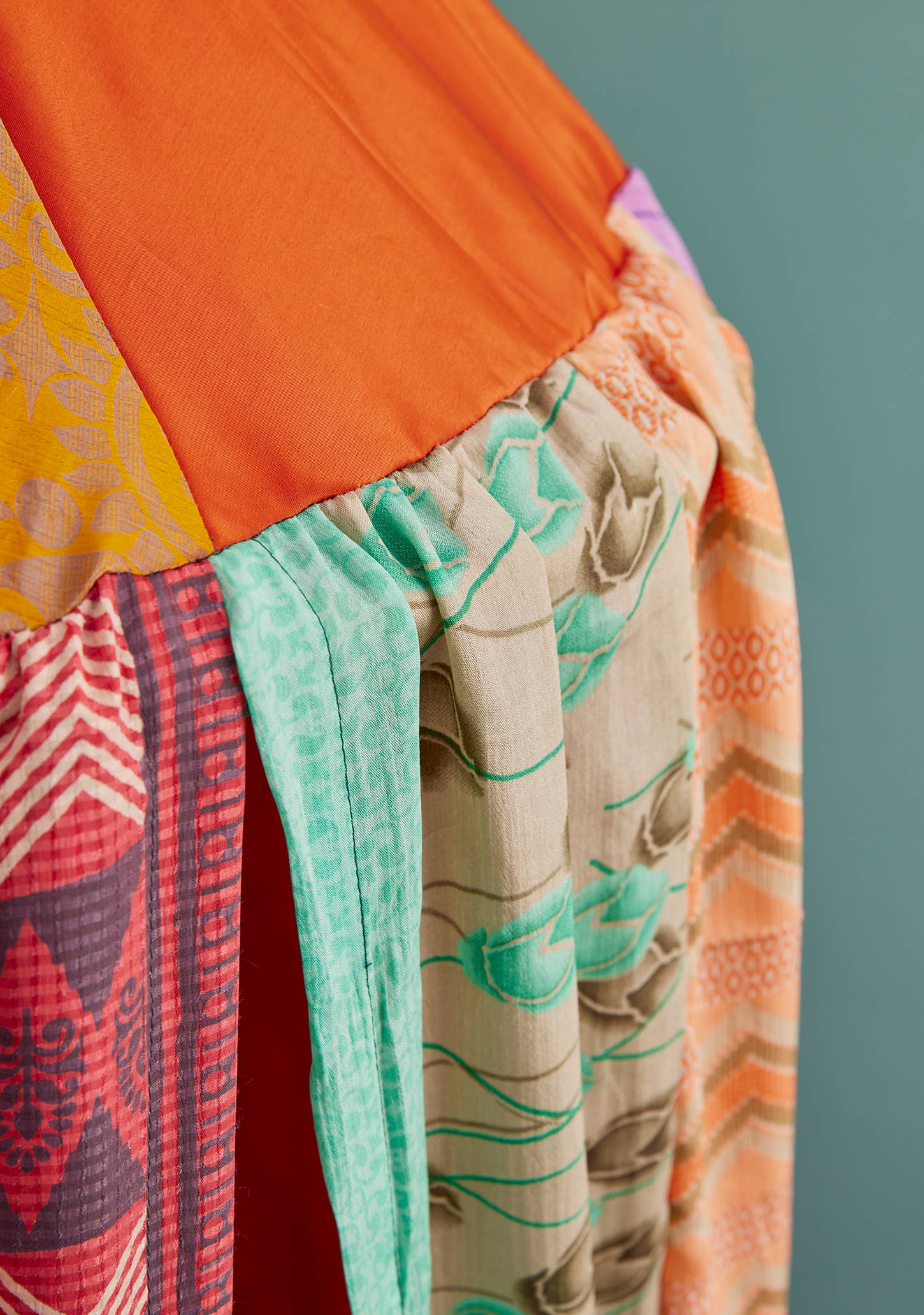 Namaste - Wholesale Curtain - Recycled Sari Canopy Curtain2