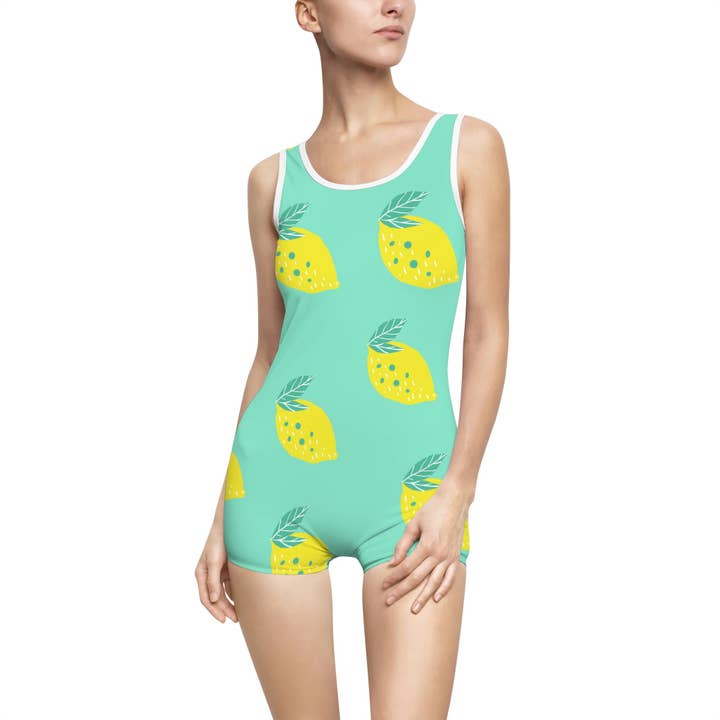 Maillot de bain vintage Pineapple Retro pour femme pour la vente par happy clothing co.
