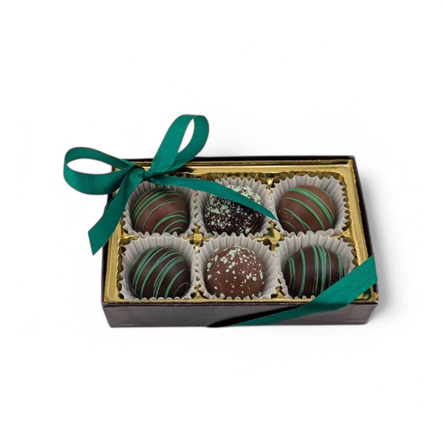 Enjou Chocolat - Wholesale Chocolate Box - St. Patrick's 6-Piece Truffle Assortment