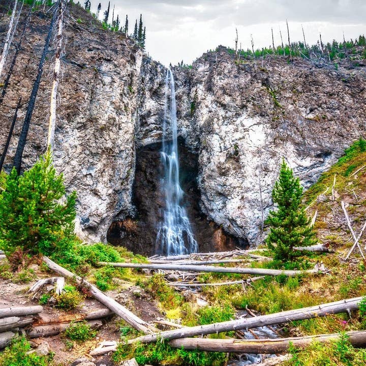 Fairy Falls Trail | Yellowstone National Park Puzzle | 250, 500, 1000 Pieces for wholesale by Wimberley Puzzle Company