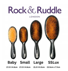 Rock & Ruddle – wholesale Hair brush/comb – Detangling Boar Bristle Hairbrush Rose Gold4