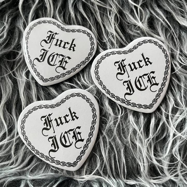 F*ck Ice Pin for wholesale by Little Faun Tattoo