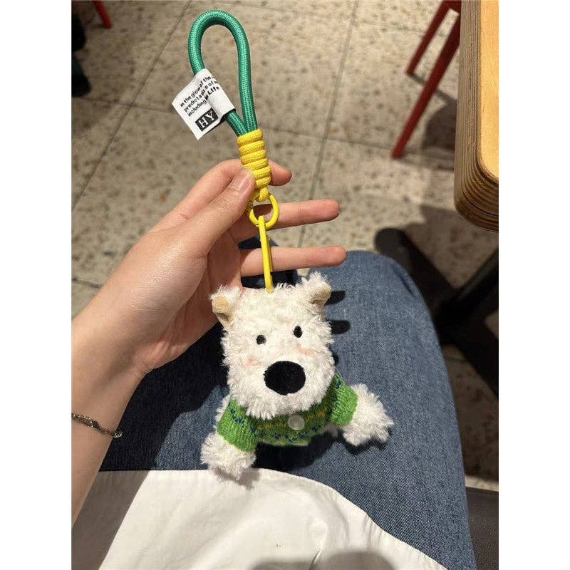 FurDecoration - Wholesale Keychain - Women's - Cute Plush Dog Keychain0