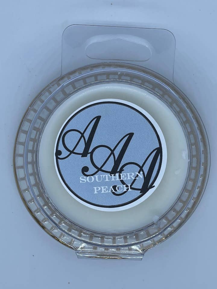 Southern Peach Wax Melts for wholesale by Aguilera’s Amazing Aromas