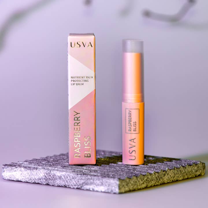 Usva Cosmetics - Wholesale Lip Balm - Raspberry Bliss Protective Nutrient Rich Lip Balm3