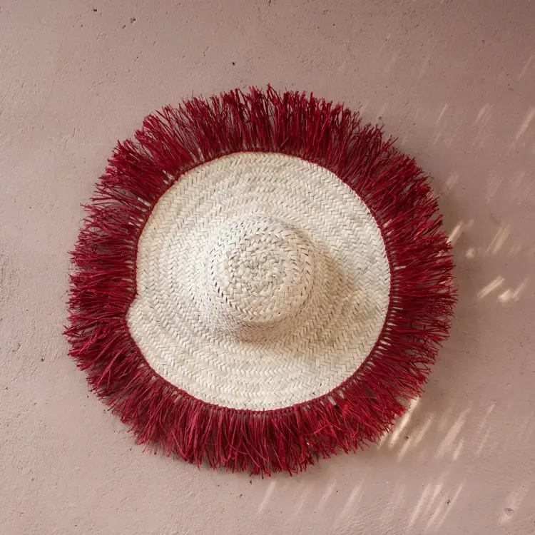 DarKech - Vendita all'ingrosso Cappello di paglia - Donna - cappelli da sole da donna, cappello da spiaggia, cappello estivo 20246