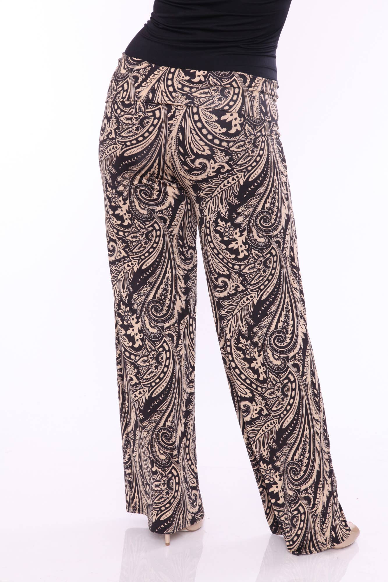 WHITE MARK - Vendita all'ingrosso Pantalone - Donna - Pantaloni Palazzo Summer Time Plus Size2