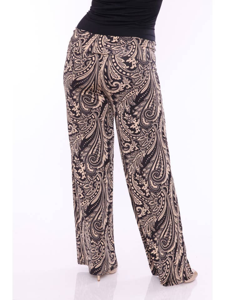 WHITE MARK - Vendita all'ingrosso Pantalone - Donna - Pantaloni Palazzo Summer Time Plus Size2