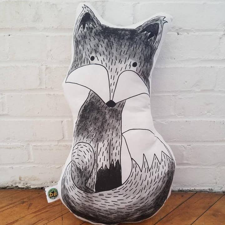 Cojín de Zorro Gris para venta al por mayor de Drumming Beetle