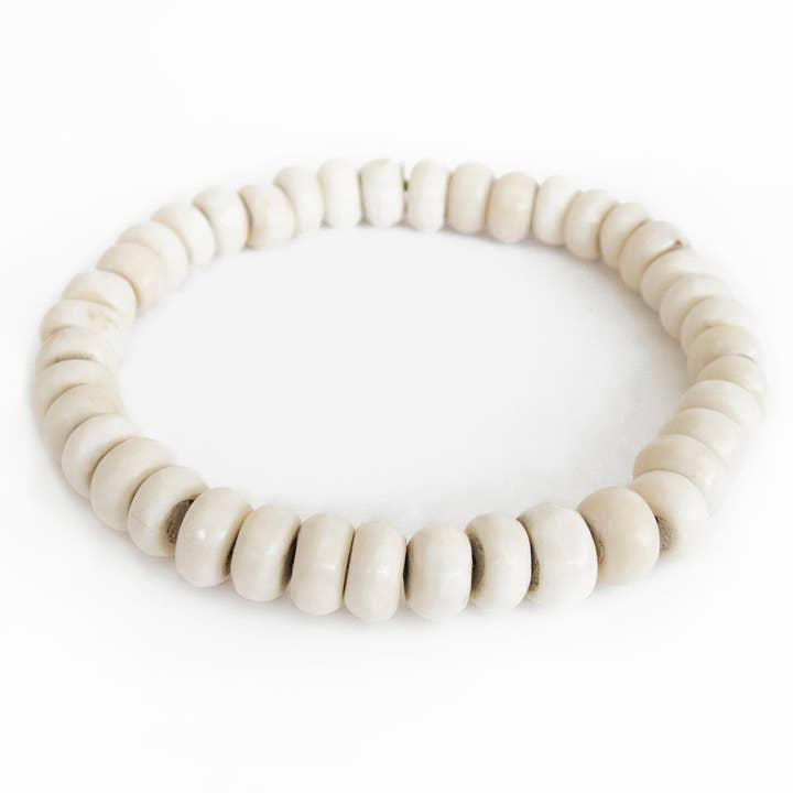 Large Hand-Carved Kenya Natural Bone Beads for wholesale by Global Crafts