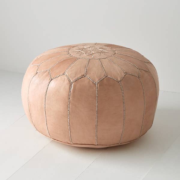 DarKech – wholesale Sittpuff – Marockansk läder fotpall ottomanska, handgjord sittpuff