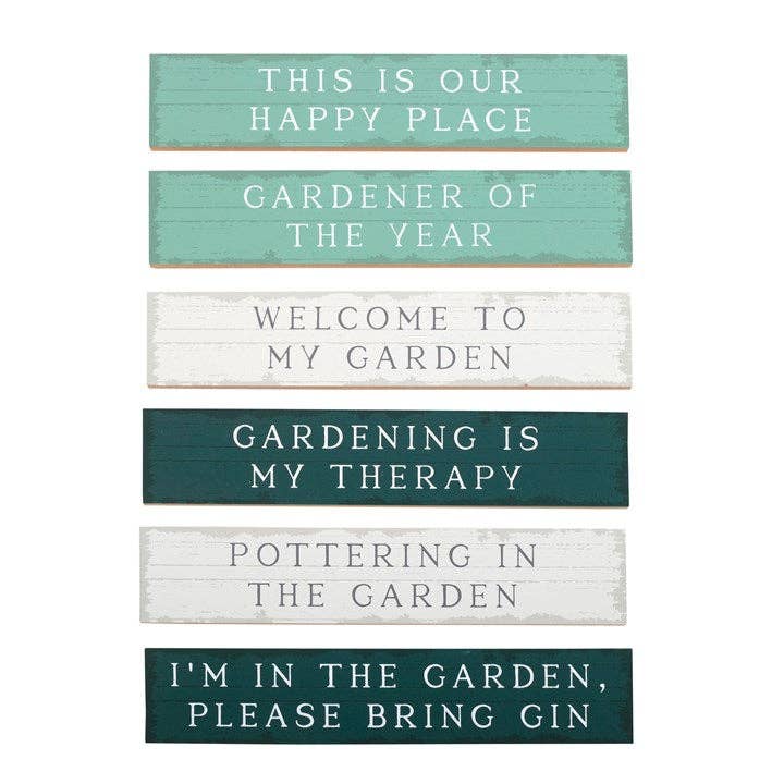 Something Different Wholesale - Wholesale Sign - Set of 36 Gardening Block Signs on Display2