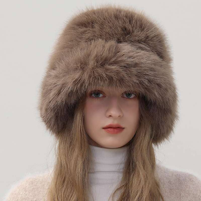 Crave by FW - Wholesale Bucket Hat - Women's - Faux Fur Bucket Hat9