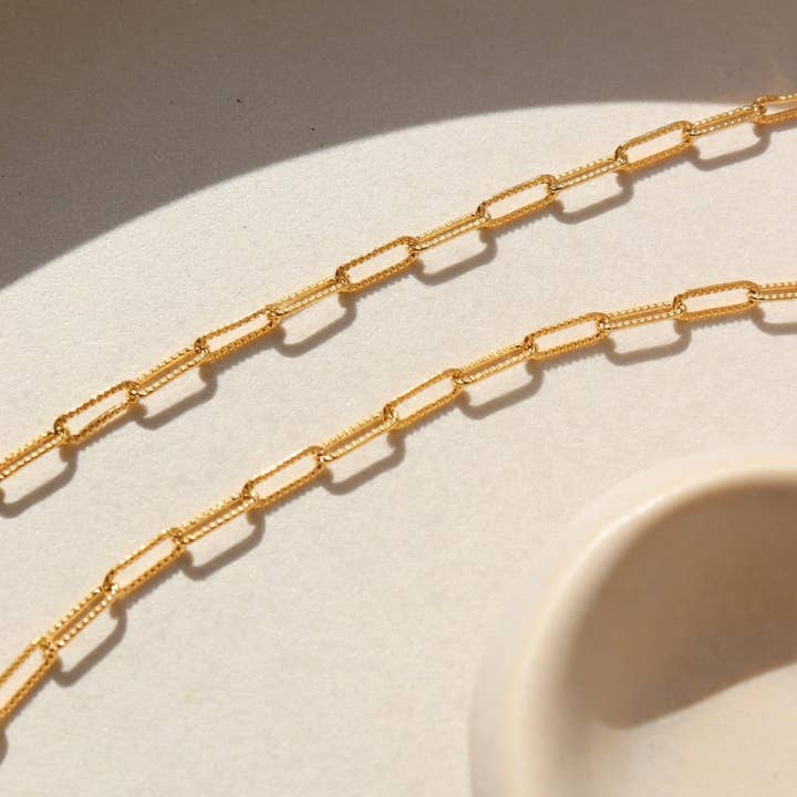 Piper Chain Bracelet in 14k Gold Fill or Sterling Silver for wholesale by Token Jewelry