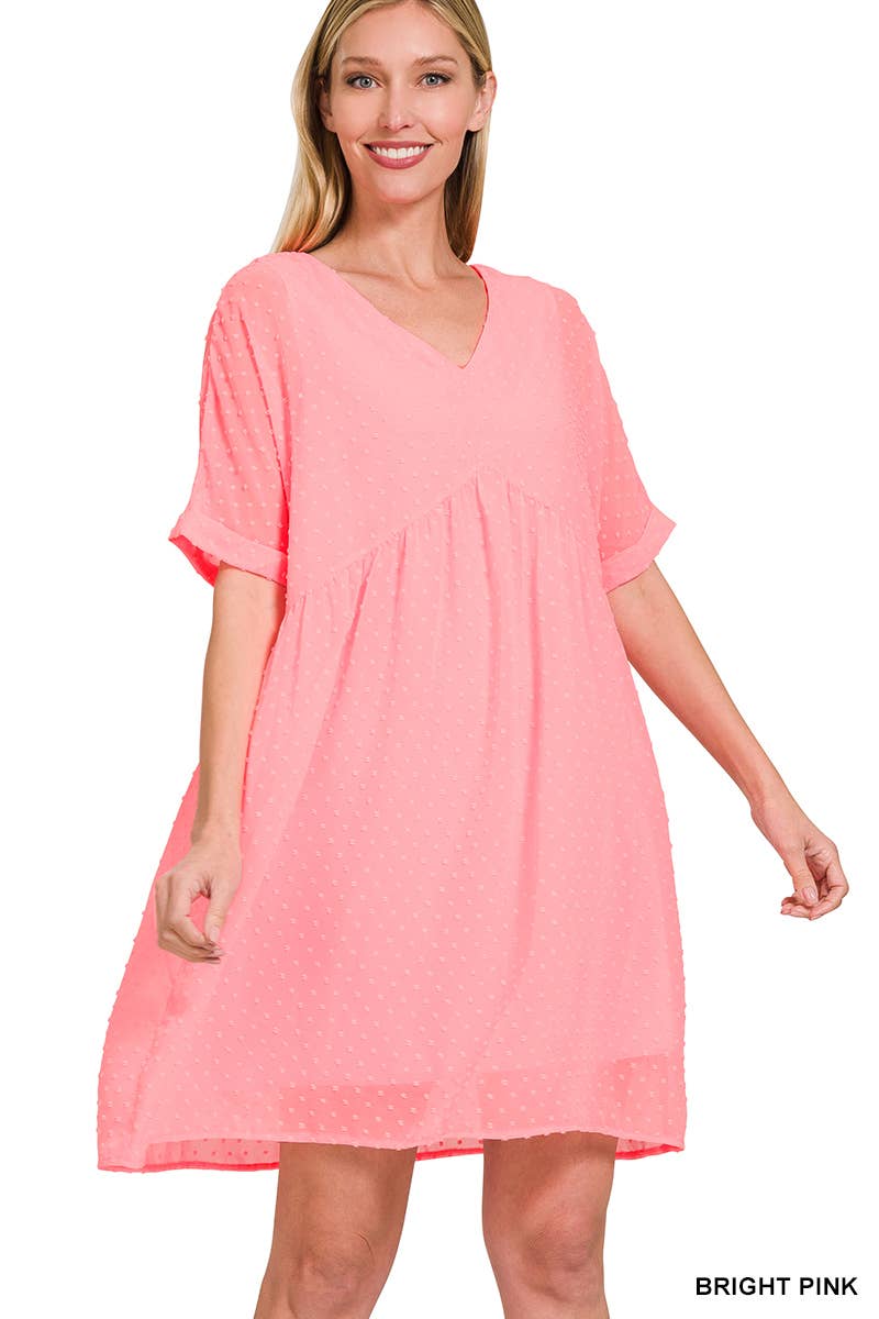 42POPS - Wholesale Dress - Women's - `.Swiss Dot Babydoll Dress Collection4