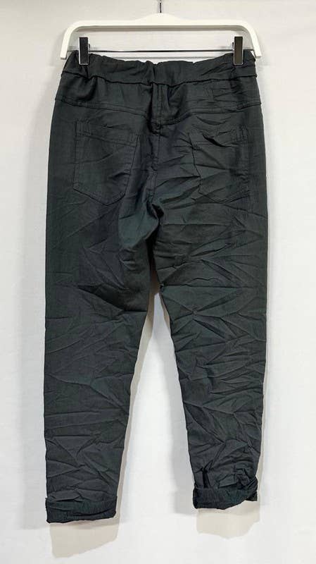 VENTI6 - Wholesale Athletic Sweatpants/Joggers - Women's - SOLID DRAWSTRING CRINKLE JOGGERS (6175-SOLID)13
