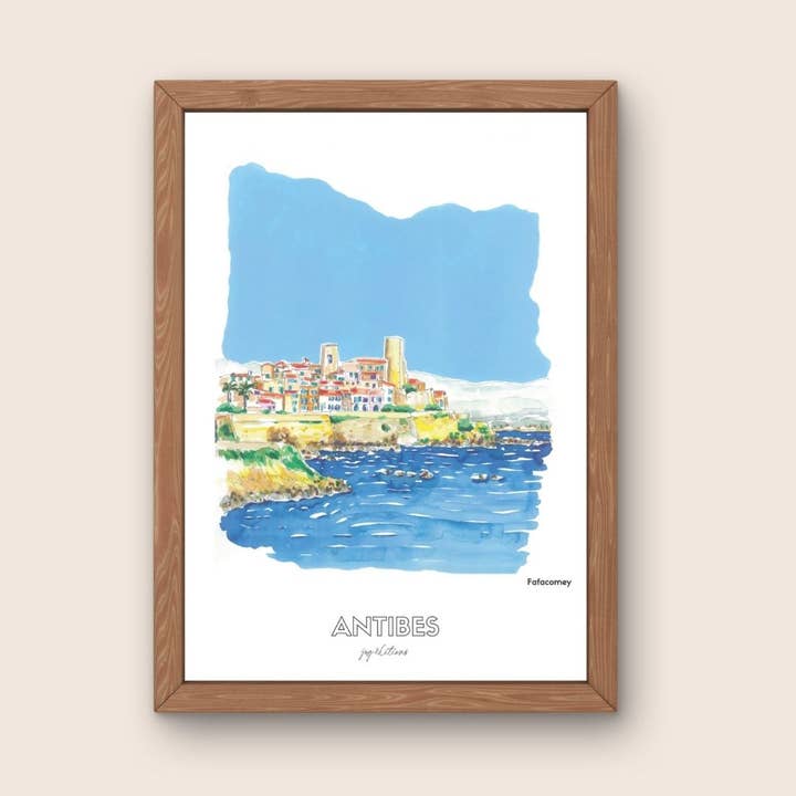 JOG | Maison d’éditions - Wholesale Art Print - Poster - Fafacomey - Antibes3