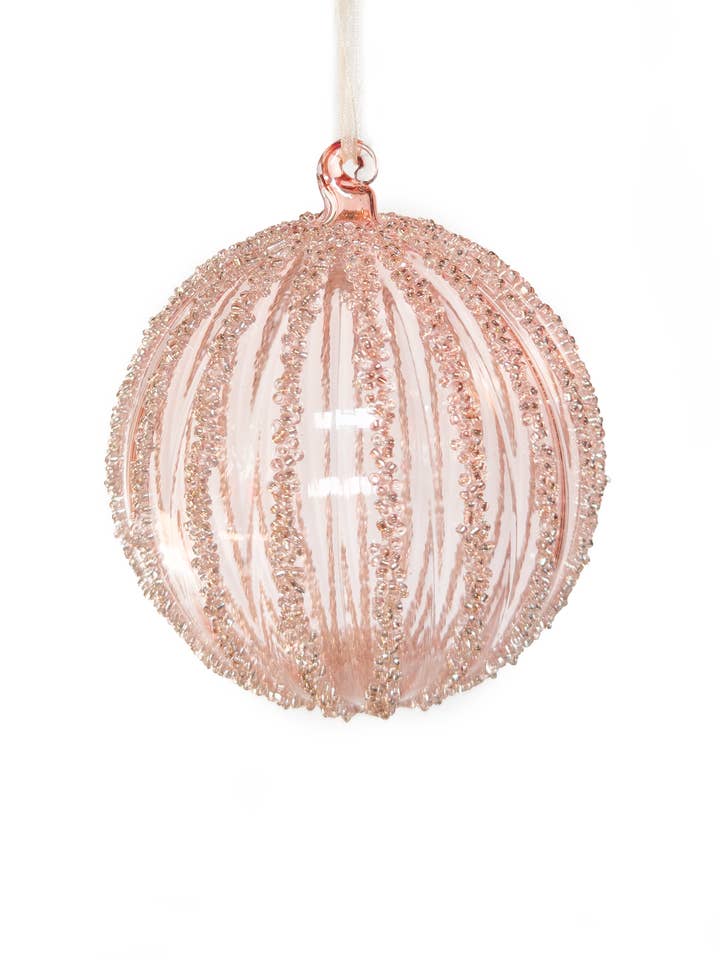 Boule de Noël rose pour la vente par Starlight Collection