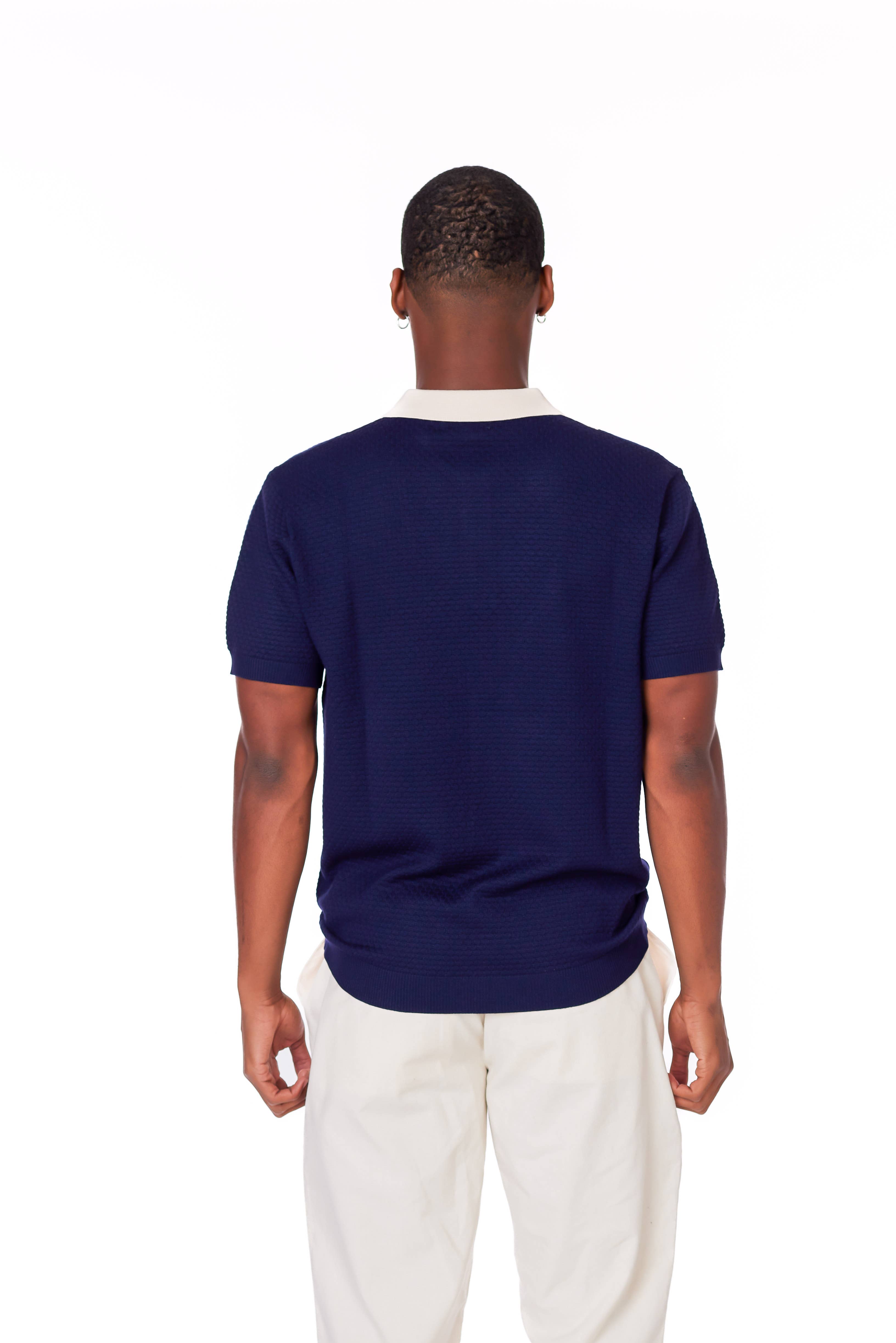 S  Men's Textured Polo Shirt for wholesale on Faire2