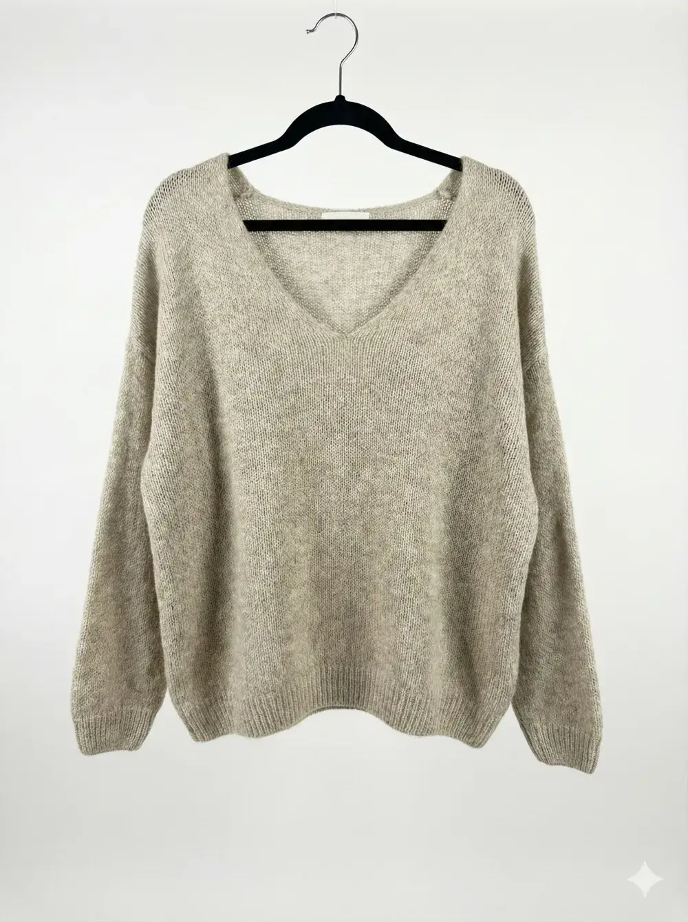 Mimi & Gogo - Vente Pull en maille – femme - Pull uni basique @20127_uni1