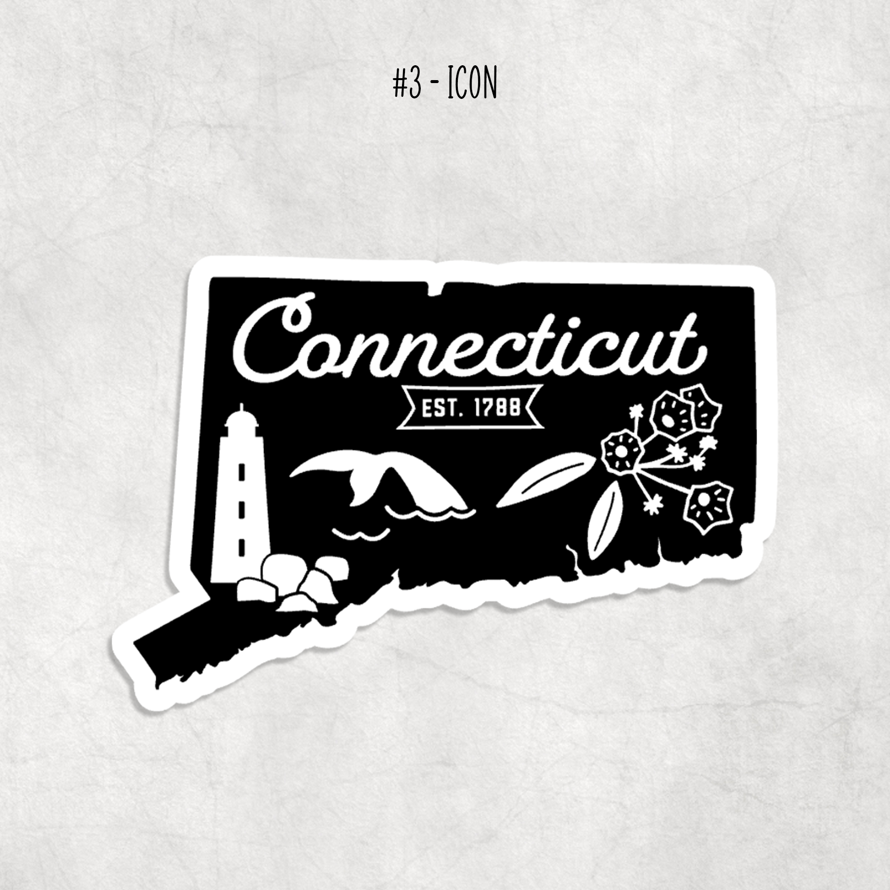 Expression Design Co - Wholesale Sticker - Connecticut-stickers3