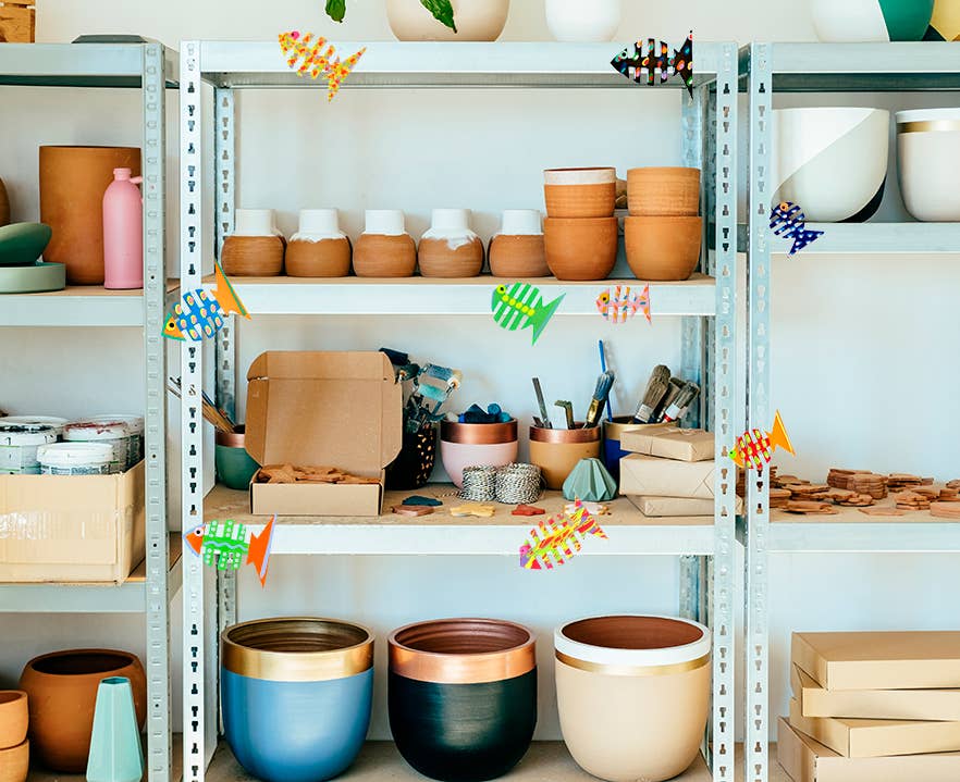 Cuccia Co. – wholesale Magnet – Friends fiskmagneter, färgmix9