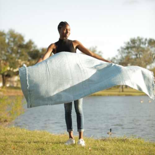 Pang Wangle – wholesale Picnic blanket – Bug Repellent Outdoor Throw in Handmade Khadi Cotton