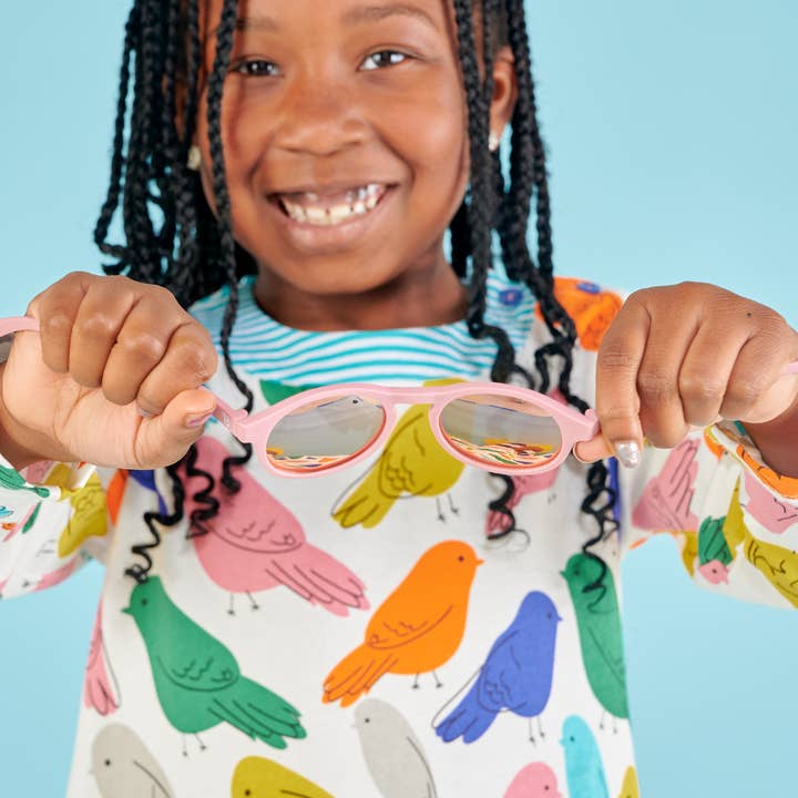 Babiators - Australia & New Zeland - Wholesale Sunglasses – kids - Polarised Keyholes - Pretty In Pink/Mirrored Lenses5