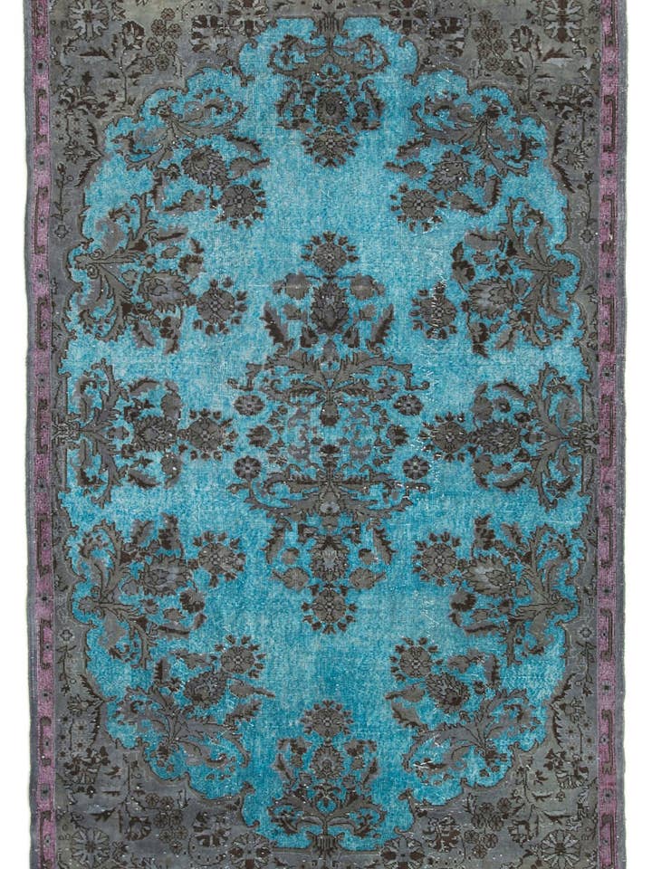 Tapete Azul Tingido em Excesso 7x10 - 22105 por atacado de RUG N CARPET