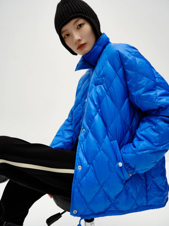 Urlazh - Wholesale Puffer Jacket - Women's - Klein Blue Jacket0