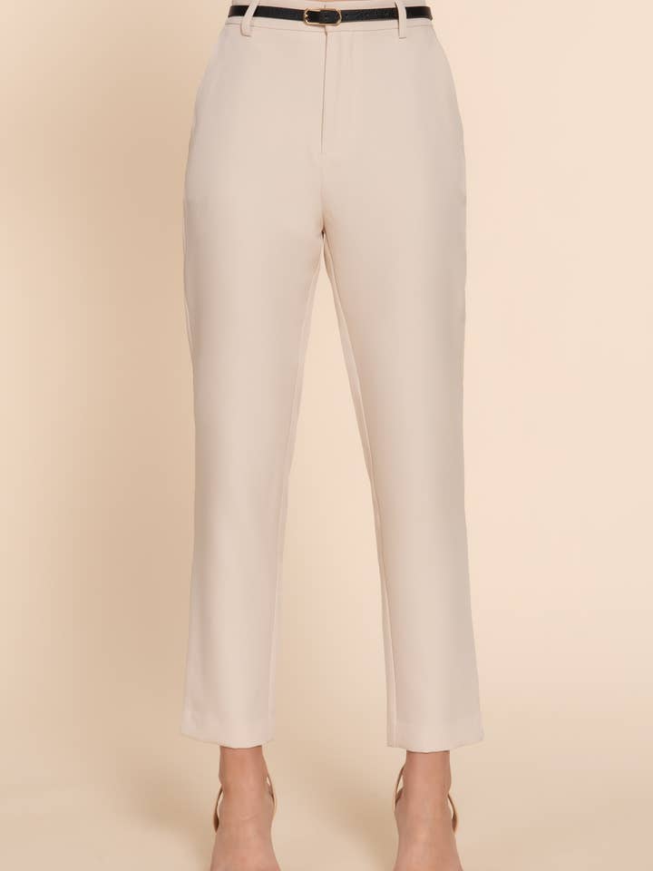 Calças Tecidas Clássicas Com Cinto por atacado de Active Basic | Active USA