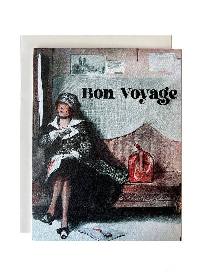 The Twentieth - Wholesale Everyday Greeting Card - Bon Voyage Goodbye Card0