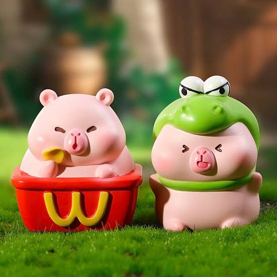 BCmini - Wholesale Decorative Figurine - 71280 Pink Capybara Blind Box-1215