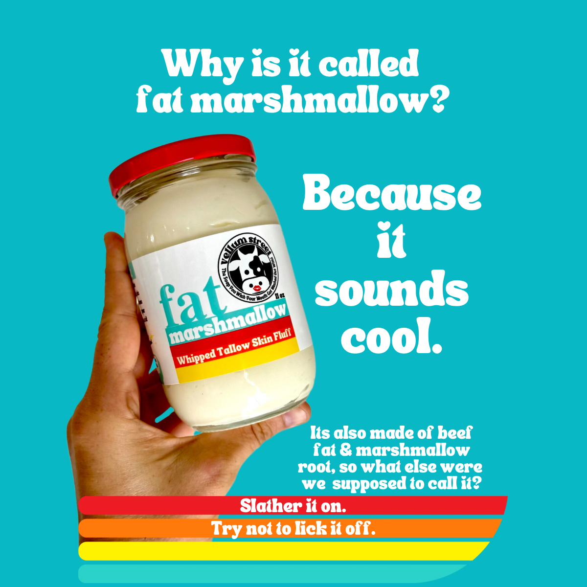 Vellum Street – wholesale Body cream/lotion – fat marshmallow WHIPPED TALLOW SKIN FLUFF2