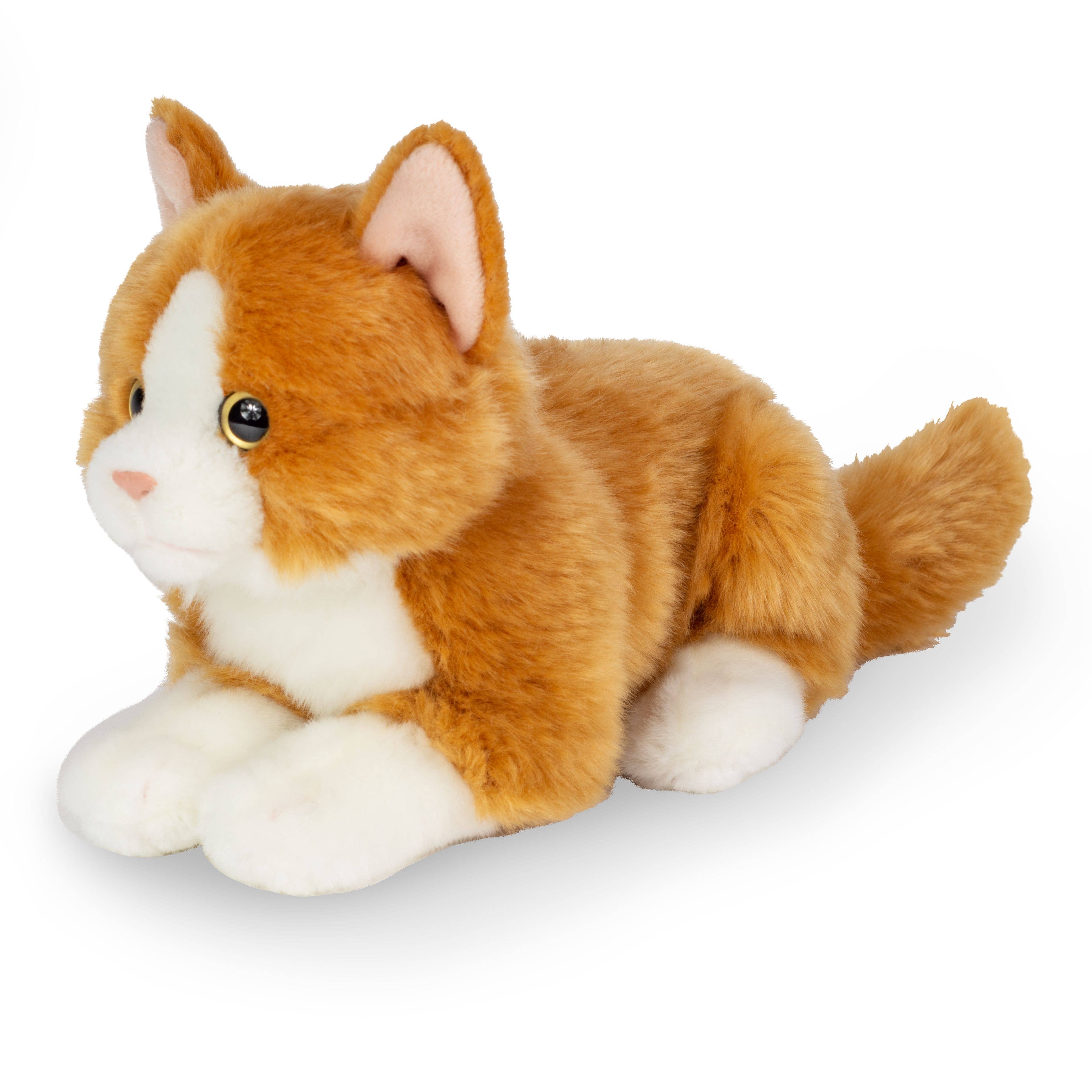 Lying cat best sale plush