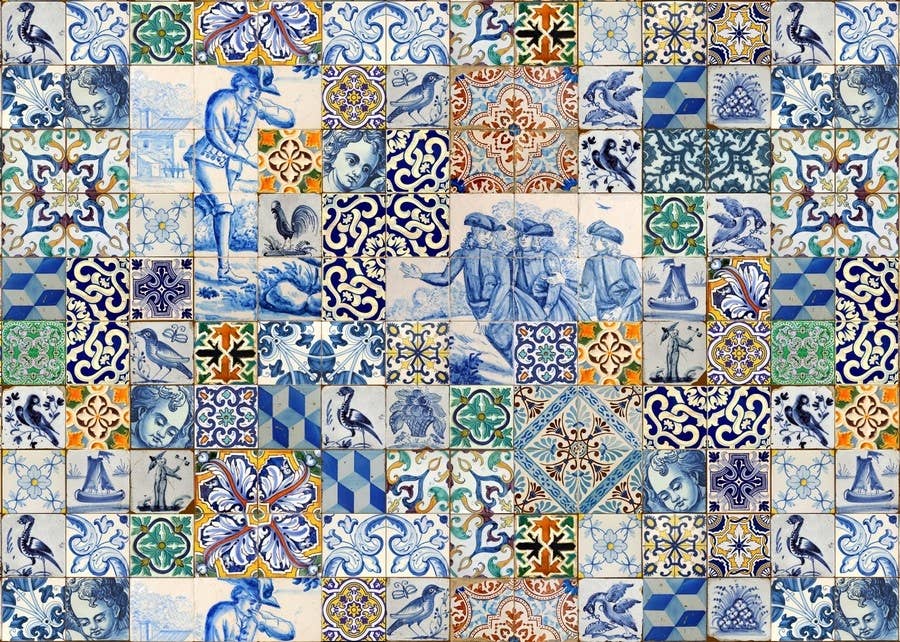 Vidal Tecidos - Wholesale Tapestry/Textile - Fabric Azulejos de Portugal 184330