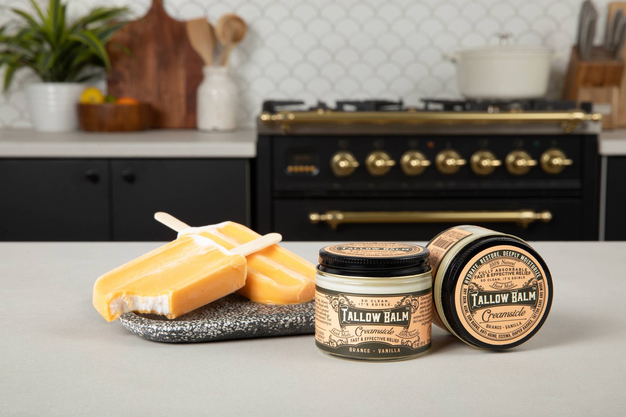 Roots And Leaves - Wholesale Healing Salve/Balm/Cream - Tallow Balm- Creamsicle Scent2