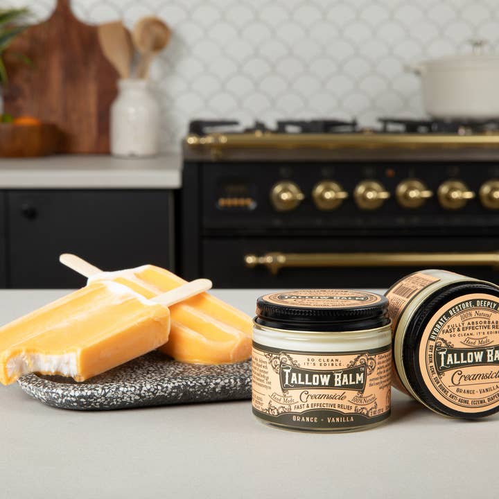 Roots And Leaves - Wholesale Healing Salve/Balm/Cream - Tallow Balm- Creamsicle Scent2