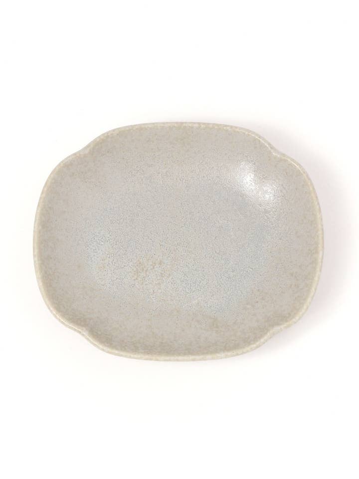 Miniplato «Obanzai» de Mino Ware, color gris para venta al por mayor de LAKOLE