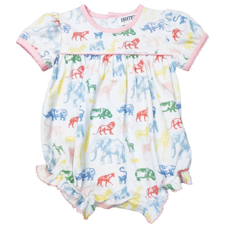 Zoo Friends Girl's Bubble for wholesale by Ishtex Textile Products, Inc.