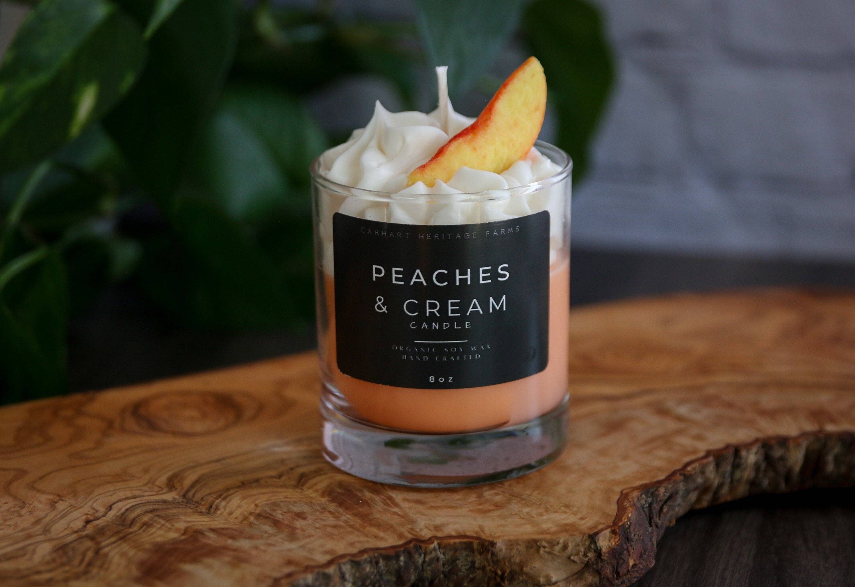 Carhart Heritage Farms - Wholesale Novelty Candle - Peaches and Cream Candle0