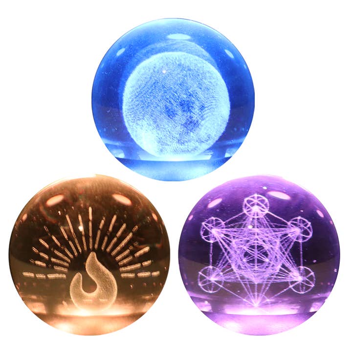 Candyl - Wholesale Electronic Diffuser - Candyl Oracle Crystal Ball Flame Essential Oil Diffuser10
