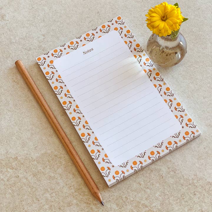 Calendula schrijfblok 4 x 6 voor wholesale door re:mused studio