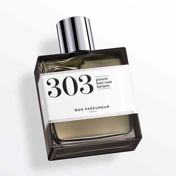 303 - (Testeur 100 ml) Poivre, poivre rose, benjoin pour la vente par Bon Parfumeur